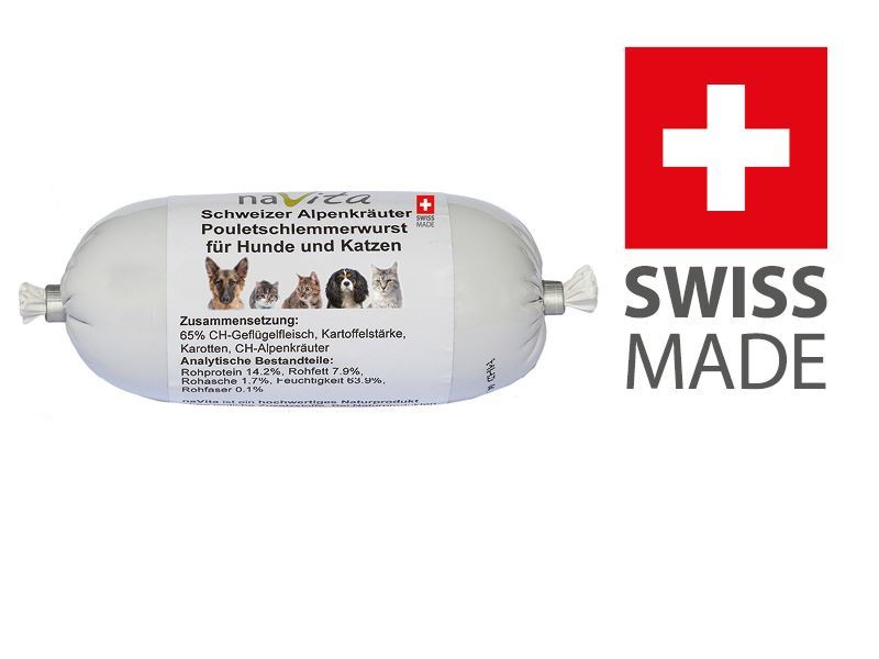 Schweizer Alpenkräuter Pouletschlemmerwurst 250g